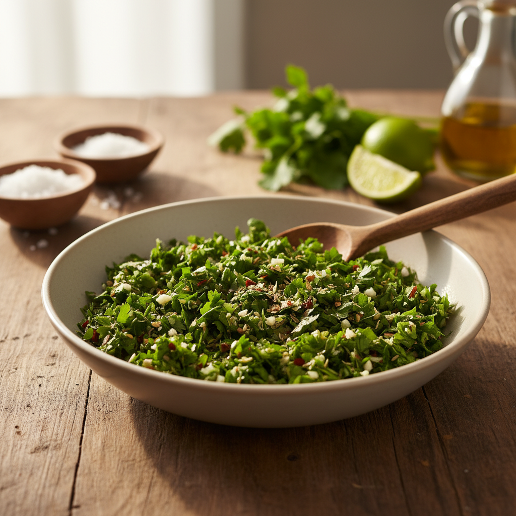 Chimichurri padažo receptas: kepsniai taps šedevru
