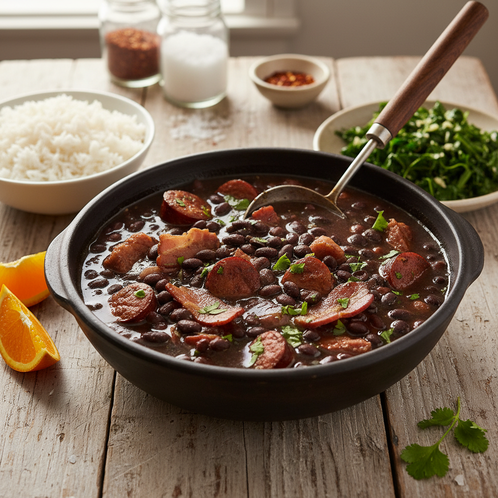Tradicinė feijoada: sotus receptas žvarbiems vakarams
