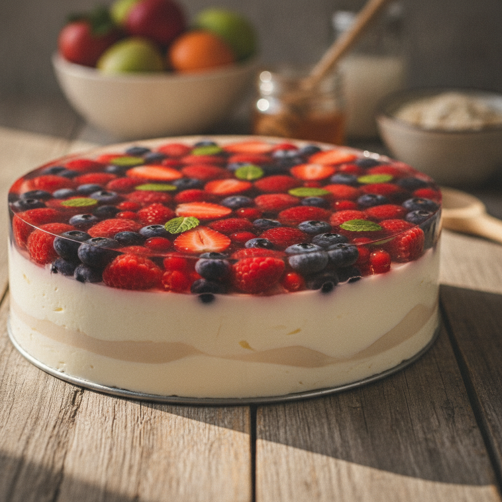 Gaivus jogurtinis želė tortas: paprastas receptas savaitgaliui